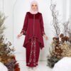 Malay Clothing French Wrinkle Embroidery Embroidery Bell Sleeve Suit - Image 5