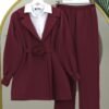 Turkish Party Dresses UK – Rose Belt Blazer & Trouser Set - Image 2