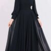 Turkish Wedding Dresses UK – Star Stone Chiffon Gown - Image 6