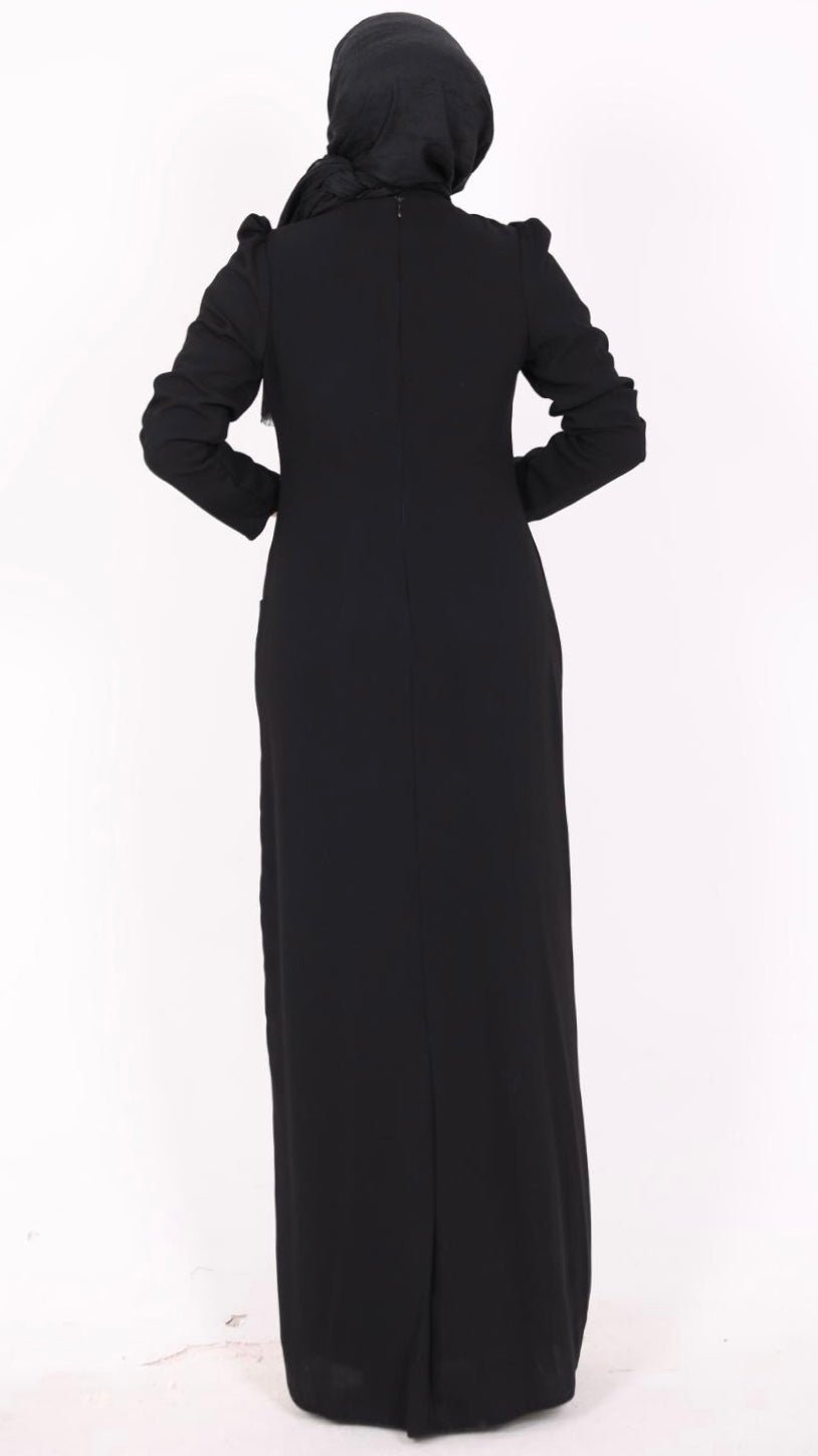 Leaf Pattern Pencil Dress – Turkish Evening Dresses Online Shopping 2 Leaf Pattern Pencil Dress – Turkish Evening Dresses Online Shopping - Image 2