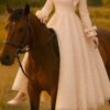 Luxurious Islamic Wedding Bride Gown,Pearl Embroidered Modest Dress 12 Islamic Wedding Bride
