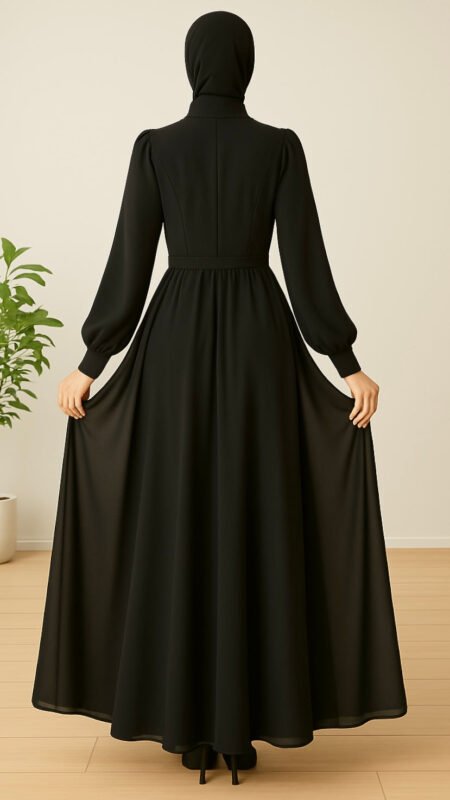 Elegance Unveiled: The Ultimate Guide to Styling Your Black Abaya Dress 4 Black Abaya Dress