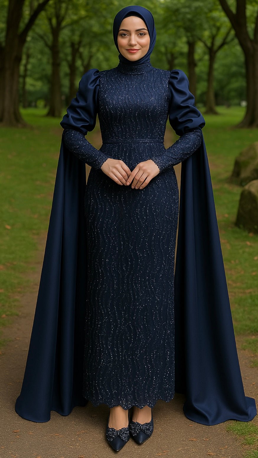 Dressed as a Bride Islamic Dream Gown