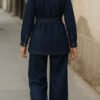 Stunning Trouser Suit Ladies – Full Length Snap-Front Trouser Set - Image 2