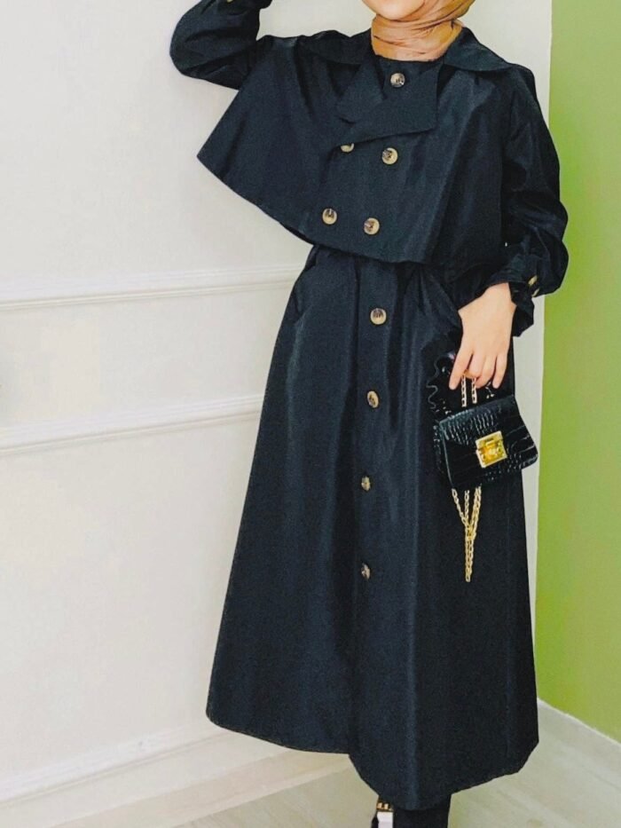 Jacketed Vest Suit Black