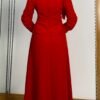 Stunning Skirt Suit Black – Pearl Neck Skirt Suit in Crepe (Red/Navy/Beige) 13 Stunning Skirt Suit Black – Pearl Neck Skirt Suit in Crepe (Red/Navy/Beige) - Image 2