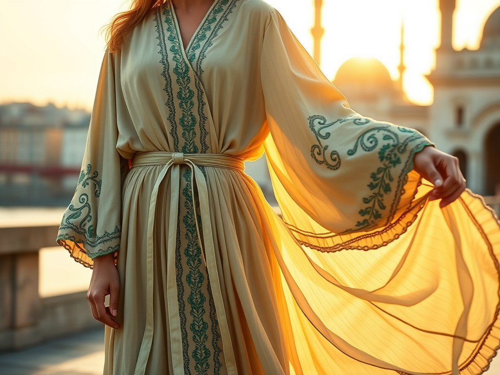 Discover the Best Turkish Abaya Styles: Your Ultimate Guide to Shopping Online 1 create a highly detailed high resolution featured image showcasing an elegant