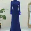 Sleeves Double Tailed Evening Dress - Image 7