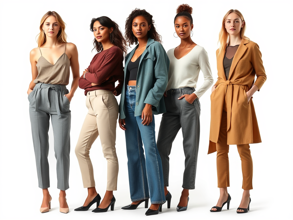 real life style examples showing how different silhouettes flatter different
