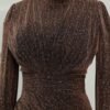 Sleeves Double Tailed Evening Dress - Image 4