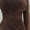 Sleeves Double Tailed Evening Dress - Image 2