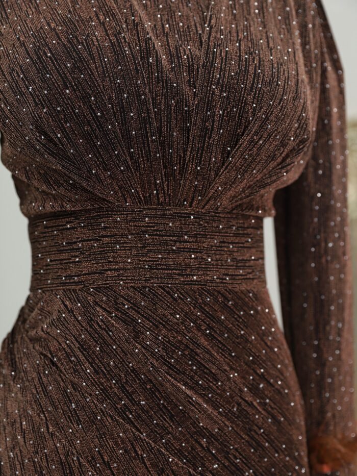 Alternative view of Sleeves Double Tailed Evening Dress