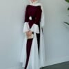 Stunning Double-Tone Crepe Abaya - Image 5