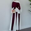 Stunning Double-Tone Crepe Abaya - Image 4