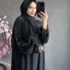 Stunning Turkish Street fashion, Oversized abaya - Image 4