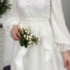 Turkish Nikah Dress – Elegant Janjan Fabric - Image 10