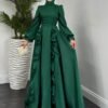 Turkish Nikah Dress – Elegant Janjan Fabric - Image 9