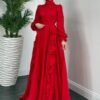 Turkish Nikah Dress – Elegant Janjan Fabric - Image 7