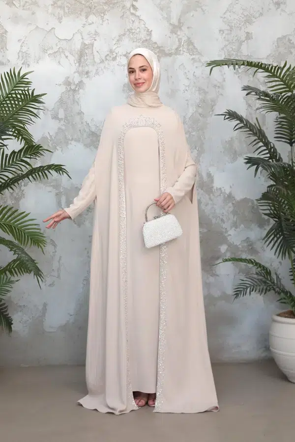 Designer Evening Dress - Burgundy