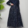 Elisa Hijab Evening Dress Khaki - Image 7