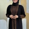 Luxury Abaya Dress for Ladies|Two-Piece Knitwear Set|22223 - Image 4