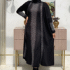 Luxury Abaya Dress for Ladies|Two-Piece Knitwear Set|22223 - Image 5