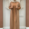 Luxury Abaya Dress for Ladies|Two-Piece Knitwear Set|22223 - Image 6