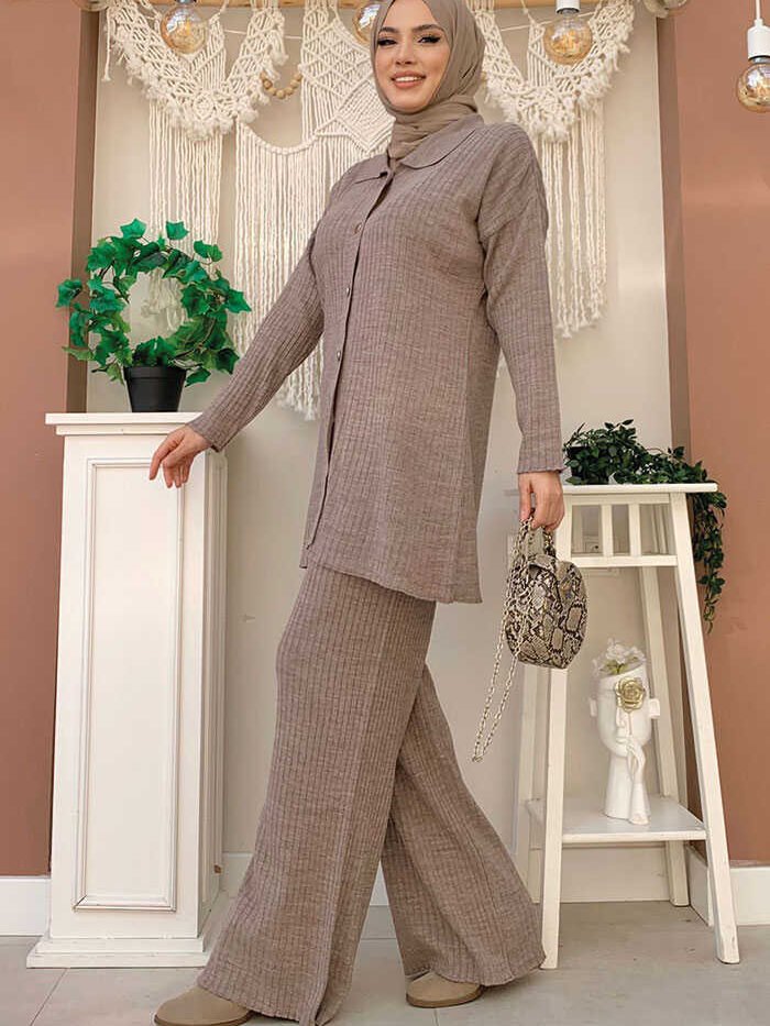 Alternative view of ⚡ Power Trouser and Sweater Set| Premium Knitwear Two-Piece Outfit|22245