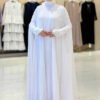 Dress Abaya Suit 3921 Ecru 17 3921 abaya takim ekru hijab suit bym fashion 51193 10 B 21