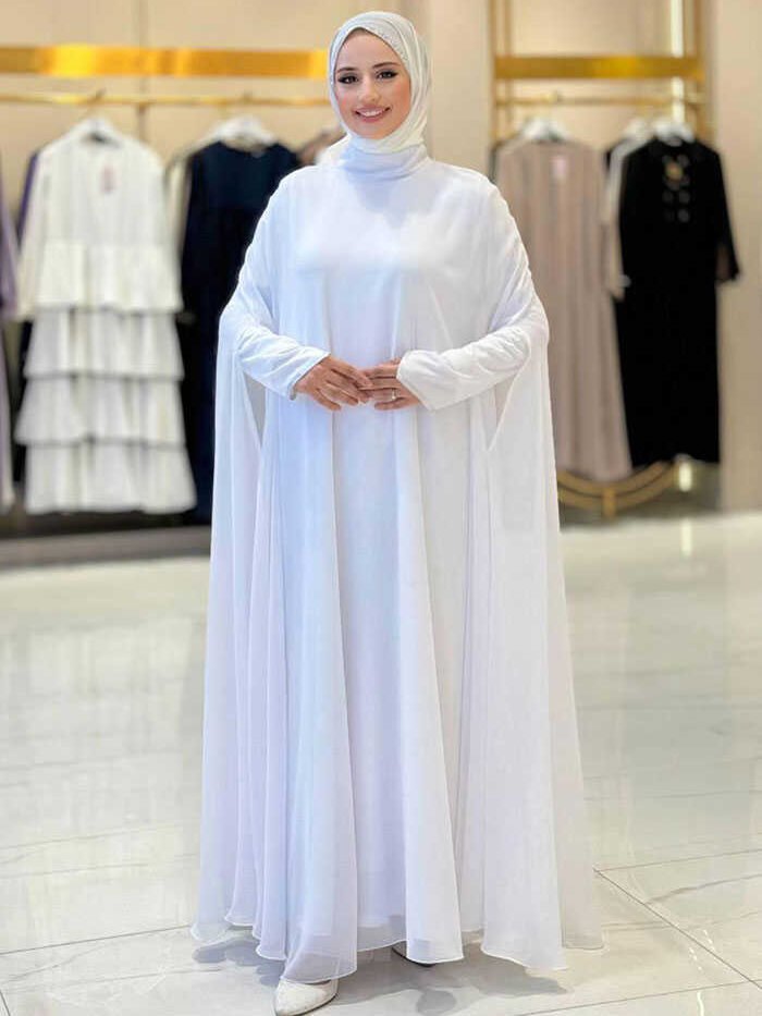 Dress Abaya Suit 3921 Ecru