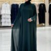 Dress Abaya Suit 3921 Emerald - Image 3