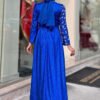 Glittery Stone Detailed Evening Dress 3934 Saks - Image 2
