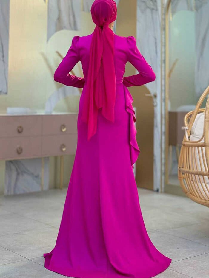 Alternative view of Turkish Abaya in Istanbul Price|Luxurious Evening Dress 🌟7011