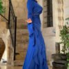Islamic Female Wedding Dress | Ruffle Detail Evening Dress|7011 - Image 3