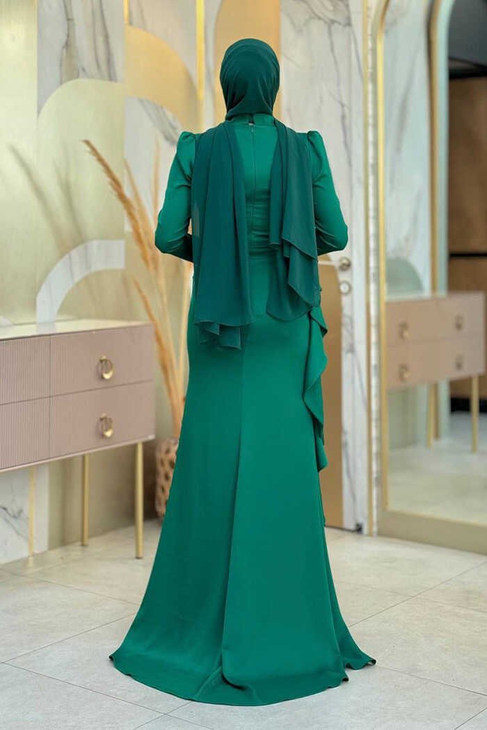 Green Bridesmaid Dress Plus Size|7011 2 Green Bridesmaid Dress Plus Size|7011 - Image 2