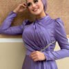 Bridal Dresses Istanbul|Satin Evening Dress|7016 - Image 4