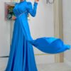 Istanbul Wedding|Satin Evening Dress|7016 - Image 2