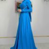 Istanbul Wedding|Satin Evening Dress|7016 - Image 3