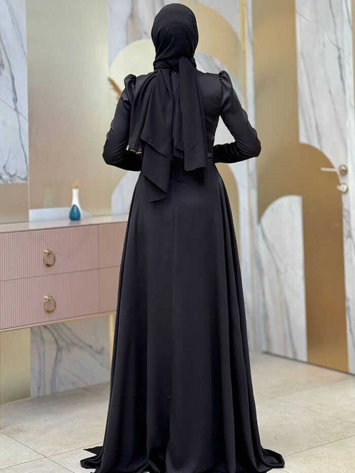 Alternative view of black wedding dresses for bride|7016