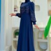 Abaya Dress Aesthetic|7022 12 Abaya Dress Aesthetic|7022 - Image 3
