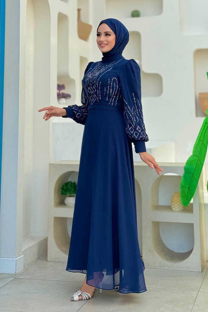 Abaya Dress Aesthetic|7022 3 Abaya Dress Aesthetic|7022 - Image 3
