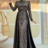 Turkish Wedding Dress Shops UK|Evening Dress7025 - Image 3