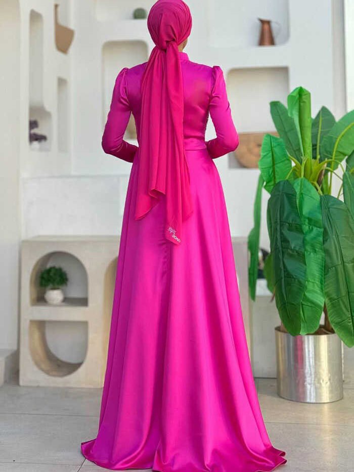 Alternative view of Luxurious Turkish Abaya in Istanbul Online|Event Dress✨7027