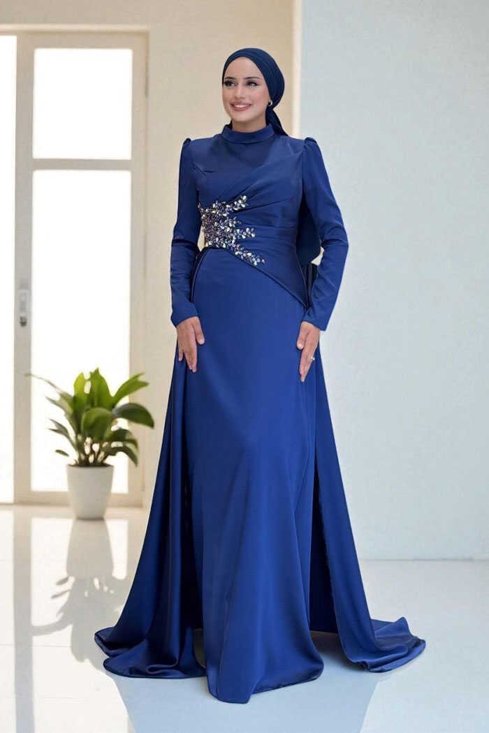Luxurious Turkish Abaya in Istanbul Online|Event Dress✨7027 6 Luxurious Turkish Abaya in Istanbul Online|Event Dress✨7027 - Image 6