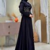 Black Wedding Dress Lace | Elegant Long Sleeve Bridal Gown|7027 14 Black Wedding Dress Lace | Elegant Long Sleeve Bridal Gown|7027 - Image 3