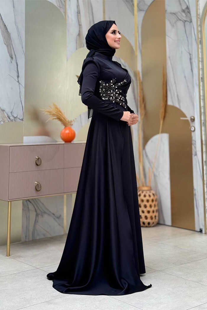 Black Wedding Dress Lace | Elegant Long Sleeve Bridal Gown|7027 3 Black Wedding Dress Lace | Elegant Long Sleeve Bridal Gown|7027 - Image 3