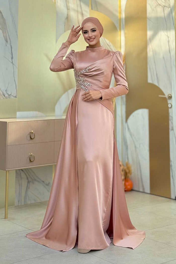 Luxurious Turkish Abaya in Istanbul Online|Event Dress✨7027 9 Luxurious Turkish Abaya in Istanbul Online|Event Dress✨7027 - Image 9
