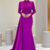 7036 Evening Dress Saxe - Image 5
