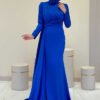 7036 Evening Dress Black - Image 7