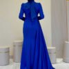 7036 Evening Dress Saxe - Image 2